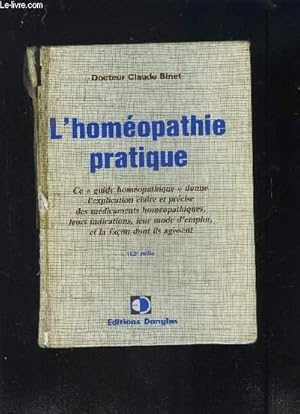 Image du vendeur pour L HOMEOPATHIE PRATIQUE mis en vente par Le-Livre