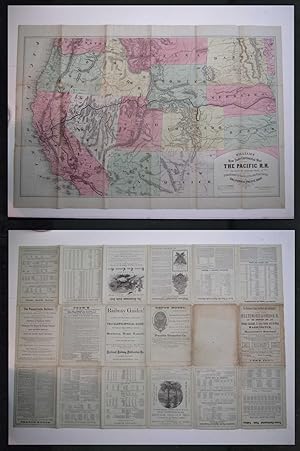 Williams' New Trans-Continental Map of The Pacific R.R. and Routes of Overland Travel to Colorado...