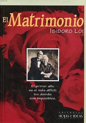 Image du vendeur pour EL MATRIMONIO mis en vente par Le-Livre