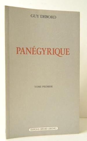 PANEGYRIQUE. Tome premier.