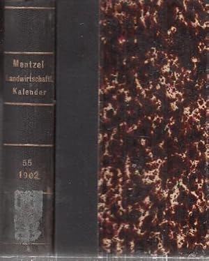 Imagen del vendedor de Mentzel und von Lengerke's landwirtschaftlicher Hlfs- und Schreib - Kalender. Fnfundfnfzigster (55.) Jahrgang 1902. Zweiter (2.) Theil. (Landwirtschaftliches Jahrbuch). Herausgegeben von Dr. Hugo Thiel. a la venta por Antiquariat Carl Wegner