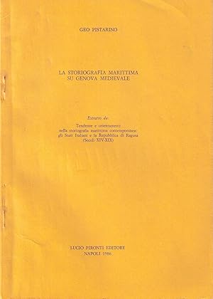 La storiografia marittima su Genova medievale