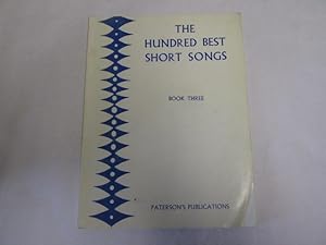 Seller image for The Hundred Best Short Songs - Book III (The Hundred Short Best Sons in Four Books) for sale by Goldstone Rare Books