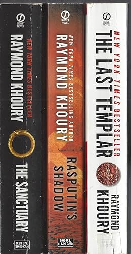 Imagen del vendedor de Raymond Khoury Paperback Collection: LAST TEMPLAR, RASPUTIN'S SHADOW, SANCTUARY, TEMPLAR SALVATION. a la venta por Brentwood Books