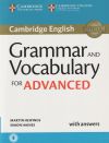 Grammar and Vocabulary for Advanced book with answers and audio