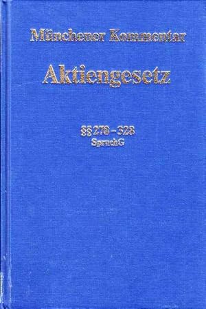 Immagine del venditore per Mnchener Kommentar zum Aktiengesetz.Band 5.  278 - 328, SpruchG, GesAusG, sterreichisches Konzernrecht. venduto da Antiquariat Jenischek