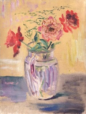 Flowers In Glass Pitcher