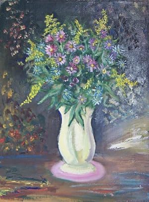 Bouquet In White Vase