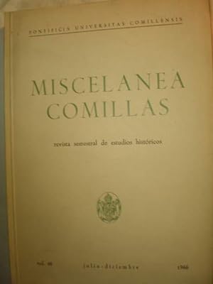Seller image for Miscelnea Comillas 46 - Julio Diciembre 1966 for sale by Librera Antonio Azorn