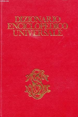 Bild des Verkufers fr DIZIONARIO ENCICLOPEDICO UNIVERSALE zum Verkauf von Le-Livre