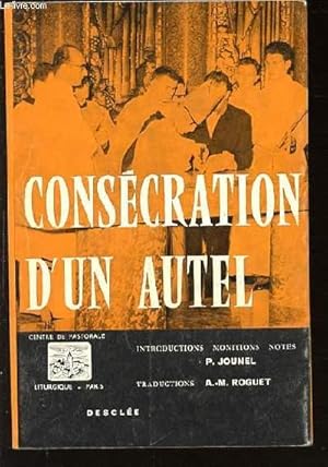 Bild des Verkufers fr CONSECRATION D'UN AUTEL. zum Verkauf von Le-Livre