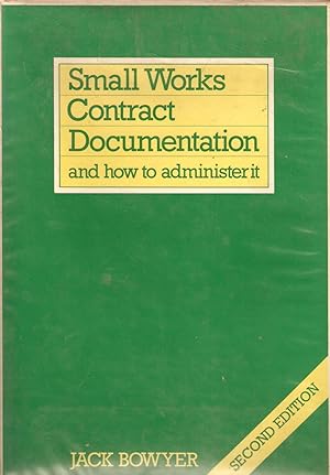 Immagine del venditore per Small Works Contract Documentation and how to administer it venduto da Snookerybooks