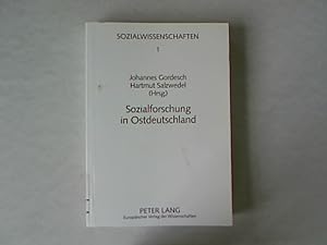 Bild des Verkufers fr Sozialforschung in Ostdeutschland. Sozialwissenschaften, Band 1. zum Verkauf von Antiquariat Bookfarm