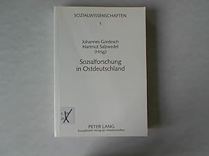 Bild des Verkufers fr Sozialforschung in Ostdeutschland. Sozialwissenschaften, Band 1. zum Verkauf von Antiquariat Bookfarm
