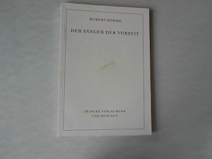 Seller image for Der Snger der Vorzeit. Drei Kapitel zur Orpheusfrage. for sale by Antiquariat Bookfarm