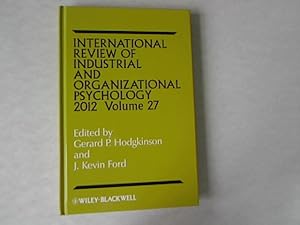 Image du vendeur pour International Review of Industrial and Organizational Psychology: Volume 27: 2012. mis en vente par Antiquariat Bookfarm