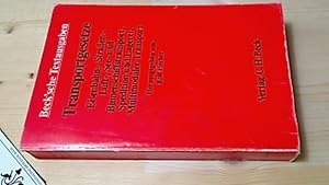 Image du vendeur pour Transportgesetze : deutsche Gesetze, internationale bereinkommen und Geschftsbedingungen des Gtertransportrechts ; Textausgabe ; mit einer ausfhrlichen Einfhrung und Sachverzeichnis. hrsg. von Rolf Herber, Beck'sche Textausgaben mis en vente par Antiquariat im Kaiserviertel | Wimbauer Buchversand