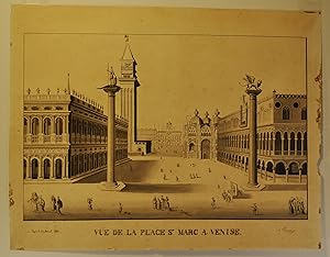 Vue de la Place St Marc a Venise