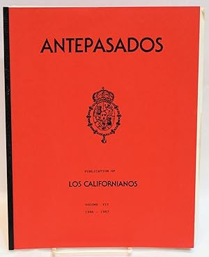 Antepasados; volume 7, 1986-1987