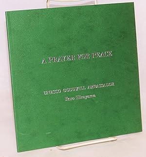 Seller image for A prayer for peace for sale by Bolerium Books Inc.