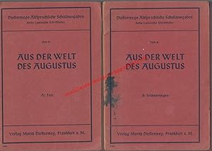 Bild des Verkufers fr Aus der Welt des Augustus - Text & Erluterungen (1940) zum Verkauf von Oldenburger Rappelkiste