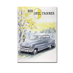 Originalentwurf für einen Umschlag der Hauszeitschrift "Der Opel Fahrer".