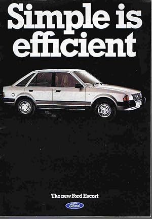 Imagen del vendedor de Simple is Efficient: The New Ford Escort a la venta por Lazy Letters Books
