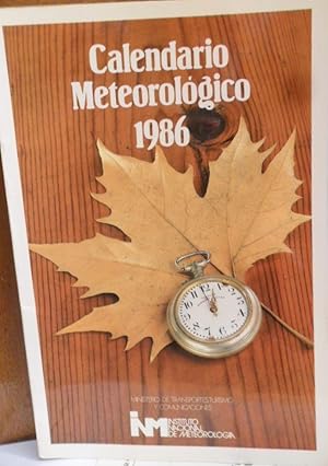 Seller image for CALENDARIO METEOROLGICO 1986 for sale by Libros Dickens