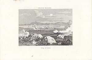 Siege de Toulon, Stahlstich um 1840 aus France Militaire, Blattgröße: 18 x 27,2 cm, reine Bildgrö...