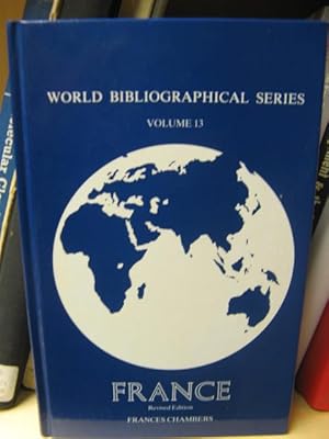 Seller image for France (World Bibliographical Series) for sale by PsychoBabel & Skoob Books