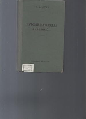 Histoire naturelle appliquée