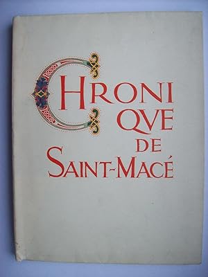Bild des Verkufers fr Chronique de Saint-Mac, illustrations de Maurice Pouzet. zum Verkauf von Philippe Moraux