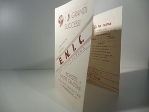 I 3 grandi successi delle edizioni musicali E. N. I. C.