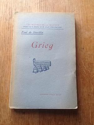 Image du vendeur pour Grieg mis en vente par Librairie des Possibles