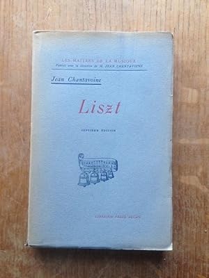 Image du vendeur pour Liszt mis en vente par Librairie des Possibles