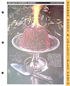 McCall's Cooking School Recipe Card: Holiday Delights 11 - English Plum Pudding : Replacement McC...