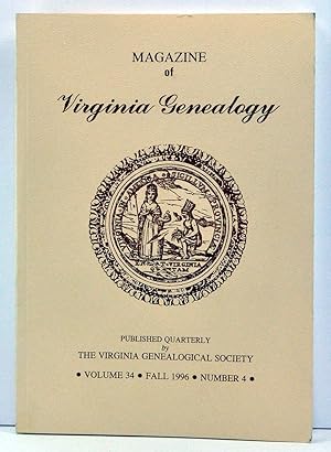 Imagen del vendedor de Magazine of Virginia Genealogy, Volume 34, Number 4 (Fall 1996) a la venta por Cat's Cradle Books