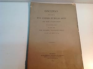 Imagen del vendedor de LA ARQUITECTURA EN LA EDAD MEDIA DISCURSO VELAZQUEZ BOSCO RICARDO 1894 a la venta por LIBRERIA ANTICUARIA SANZ