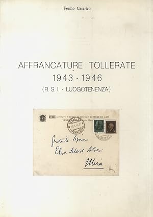 Affrancature tollerate: 1943-1946. (Repubblica Sociale Italiana - Luogotenenza).