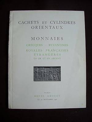 Image du vendeur pour Collection de cachets et cylindres orientaux 1961 mis en vente par Librairie Ancienne Zalc