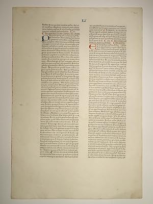 Speculum historiale. Blatt aus: Secundi Voluminis Liber XI (GWM 50587, C 6246). Cap. 4 bis Cap. 7.