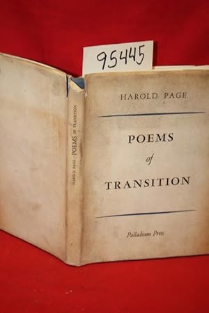 Image du vendeur pour Poem of Transition mis en vente par Princeton Antiques Bookshop