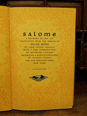 Imagen del vendedor de Salome - Tragedy In One Act - Decorated & Hand-illuminated a la venta por Kennys Bookstore