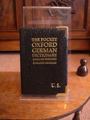 The Pocket Oxford German Dictionary. German-English / English-German