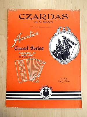 Czardas, Accordion Concert Series Arranged In Bass Clef By Pietro Deiro