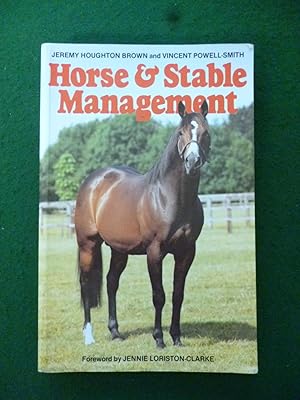 Imagen del vendedor de Horse & Stable Management a la venta por Shelley's Books