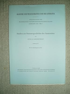 Studien zur Stammgeschichte der Ammoniten : Lieferung IV [ Stephanocerataceae ]