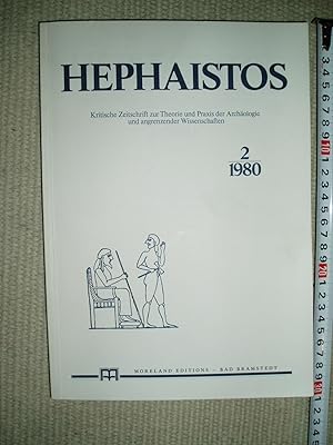 Bild des Verkufers fr Hephaistos : Kritische Zeitschrift zur Theorie und Praxis der Archologie und angrenzender Wissenschaften : 2 - 1980 zum Verkauf von Expatriate Bookshop of Denmark