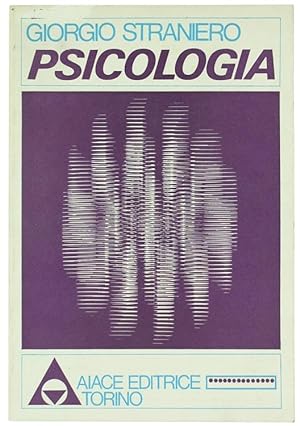 Imagen del vendedor de PSICOLOGIA.: a la venta por Bergoglio Libri d'Epoca