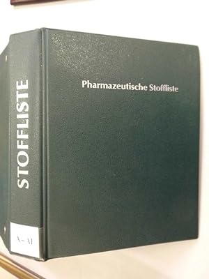 20 Ordner: Pharmazeutische Stoffliste - List of Pharmaceutical Substances A-Z